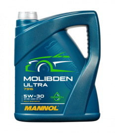 Синтетическое моторное масло MANNOL MOLIBDEN ULTRA 5W30 5 л. (7916)