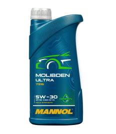Синтетическое моторное масло MANNOL MOLIBDEN ULTRA 5W30 1 л. (7916)