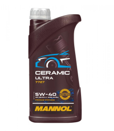 Синтетическое моторное масло MANNOL CERAMIC ULTRA 5W40 1 л. (7727)