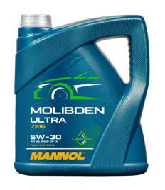 Синтетическое моторное масло MANNOL MOLIBDEN ULTRA 5W30 4 л. (7916)
