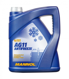 Антифриз MANNOL 4111Longterm (концентрат) синий G11 (п.кан) 5л