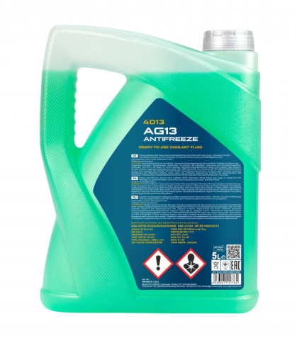 Антифриз MANNOL 4013 Hightec зеленый -40°C G13 (п.кан) 5л фото 4