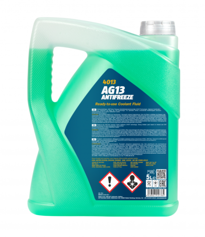 Антифриз MANNOL 4013 Hightec зеленый -40°C G13 (п.кан) 5л фото 2
