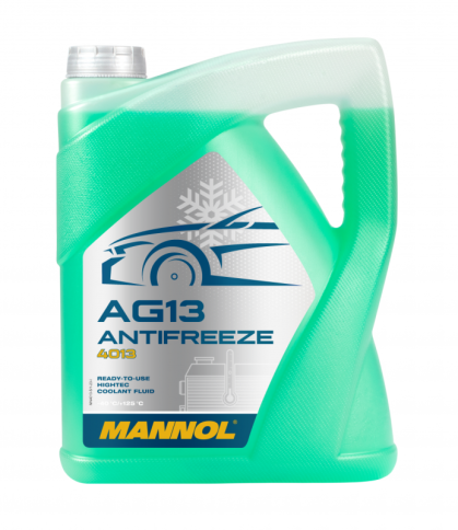 Антифриз MANNOL 4013 Hightec зеленый -40°C G13 (п.кан) 5л фото 1