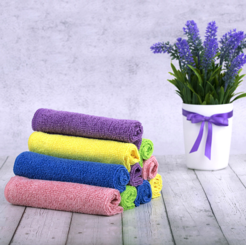 Салфетки из МИКРОФИБРЫ 30х30 см MULTI COLOUR, big pack, КОМПЛЕКТ 10 шт., 180 г/м2, LAIMA HOME. фото 3