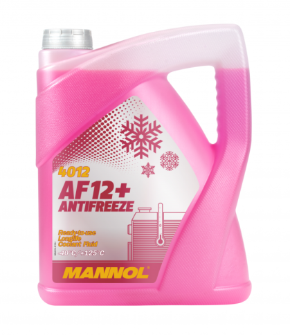 Антифриз MANNOL 4012 Longterm красный -40°C G12 + (п.кан) 5л фото 1