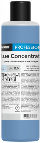 Blue Concentrate. 1 л - Универсальный низкопенный моющий концентрат.(1/10) фото 1
